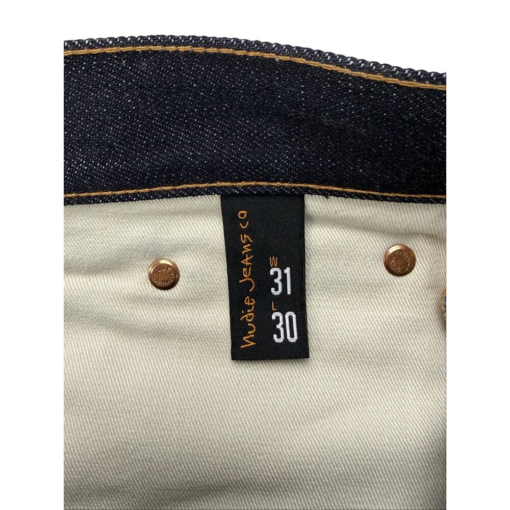NUDIE JEANS Steady Eddie II Dry Ace Selvage Jean Men's Size 31 - Picture 11 of 15